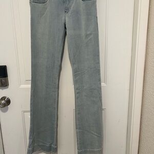 Elite Tahari mid rise flare super soft cotton stretch pants size 2